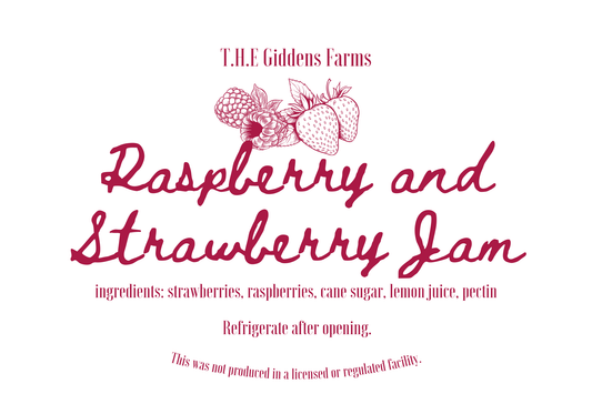 Raspberry and Strawberry Jam